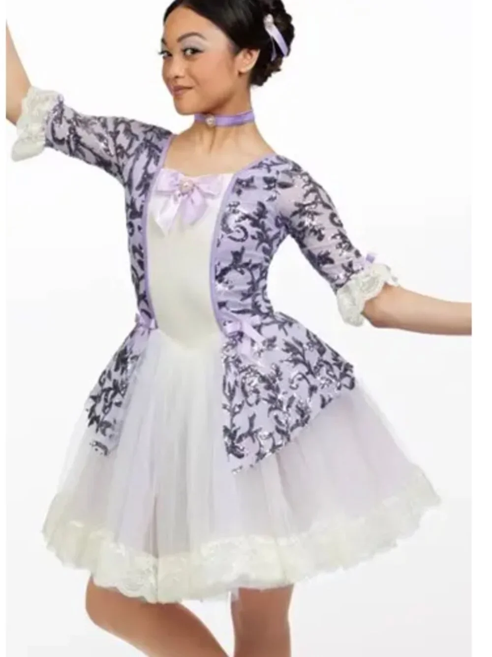Weissmans Purple Marie Antoinette Tutu Dance Costume